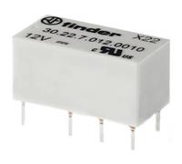 Finder 30.22.7.012.0000 Relais pour PCB 12V/DC 2 A 2 échanges 1 pc.