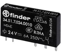Finder 34.51.7.024.4010 Relais pour circuits imprimés 24 V/DC 6 A 1 inverseur (RT) 1 pc(s)