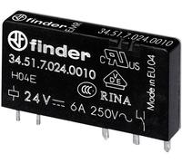 Finder 34.51.7.060.0010 Relais pour circuits imprimés 60 V/DC 6 A 1 inverseur (RT) 1 pc(s) Tube