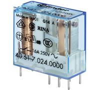 Finder 40.61.7.024.4001 Relais pour circuits imprimés 24 V/DC 16 A 1 inverseur (RT) 1 pc(s)
