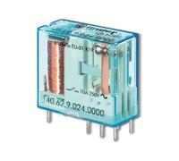 Relais pour circuits imprimés Finder 40.62.9.024.4000 24 V/DC 10 A 2 inverseurs (RT) 1 pc(s)