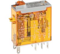 Finder 46.52.9.024.0040 Relais enfichable 24 V/DC 8 A 2 inverseurs (RT) 1 pc(s)