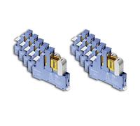 Finder 483180120060SPA Interface modulaire 1RT 10 A 12 VAC extracteur plastique en lot de 10 unités