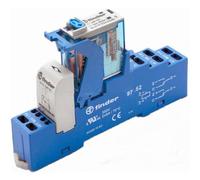 Finder 4C.52.9.024.0050 Module relais Tension nominale: 24 V/DC Courant de commutation (max.): 8 A 2 inverseurs (RT) 1 pc(s)