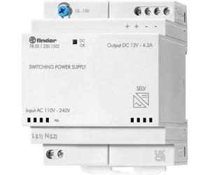 Finder 78.50.1.230.1202 Alimentation rail DIN 12 V/DC 4.6 A 50 W Contenu 1 pc(s)