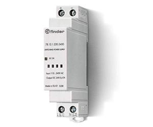 Finder 781212302400PAS Alimentation modulaire 110/240 Vac Sortie 24 Vdc 12 W 0,63 A montage Rail 35 mm