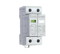 Finder 7P2282751020 Parafoudre Type 2 Varistors/Eclateur protections P-N N-PE Controle visuel/Télésignalisation