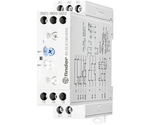 Finder 83.02.0.240.0003 Multifunktions-Zeitrelais mit 8 Zeitfunktionen Relais temporisé 24 V DC/AC, 240 V DC/AC 1 pc(s) Plage temporelle: 0.05 s - 10 jours 2
