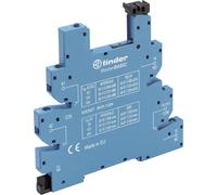 Finder 93.61.8.230 Support relais avec étrier de fixation, avec LED, avec protection antiparasite CE