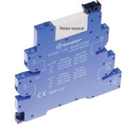 Finder 93.62.7.024 Support relais avec étrier de fixation, avec LED, avec protection antiparasite CEM Adapté pour série (relais)
