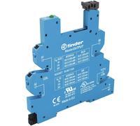 Finder 93.65.7.024 Support relais avec étrier de fixation, avec LED, avec protection antiparasite CEM Adapté pour série (relais): Finder série 34 Finder 34.51,