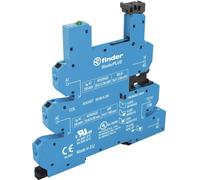 Finder 93.66.7.024 Support relais avec étrier de fixation, avec LED, avec protection antiparasite CEM Adapté pour série (relais): Finder série 34 Finder 34.51,