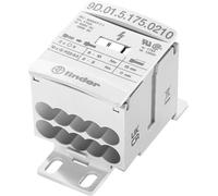 Finder 9D.01.5.175.0210 Répartiteur blanc 12 pôles 16 mm² 175 A 1000 V/AC, 1500 V/DC Type de conducteur = L, N, PE