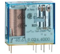 Finder 40.61.9.024.4000 Relais pour circuits imprimés 24 V/DC 16 A 1 inverseur (RT) 1 pc(s)