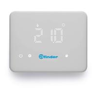 Finder BLISS Cronothermostat Connecté Commandable Via App Wi-Fi Blanc Mod.1C9190