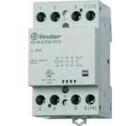 Finder Contacteur d'installation 22.44.0.230.4710 3 N.O./1 N.F. (30/110/220 V) 40/4/1,2 A (22.44.0.230.4710)