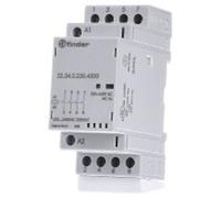 Finder Contacteur d'installation 230VAC/DC,4S,LED 22.34.0.230.4320 Tension d'emploi assignée 250 ...
