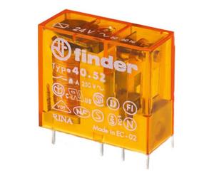 Finder Finder Connecteur à broches/imprimé 12VAC 2W 8A Pas 5mm 40.52.8.012.0000 Quantité:1