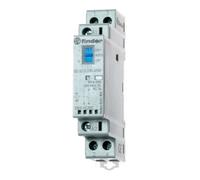 Finder Contacteur modulaire Série 22 – 2 NA 230 V, Agni sélecteur + indicateur + LED