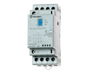Finder Finder Contacteur d'installation 24VAC/DC, 4S, LED 22.34.0.024.4340 Quantité:1