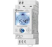 Finder Interrupteur quotidien Digital Astro avec inverseur 16 A Réserve de marche de 230 V - Ecran LCD 128182300000