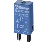 Finder Module enfichable 99.80.0.230.09 Adapté pour modèle (relais): Finder 94.82.3, Finder 94.84.3,