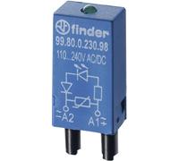 Finder Module enfichable avec protection antiparasite CEM, avec diode de roue libre, avec LED 99.80.9.024.90 Couleur d'éclairage