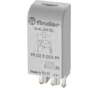 Finder Module enfichable avec protection antiparasite CEM, avec LED, avec varistance 99.02.0.060.98 Couleur déclairage (ampoule LED): vert Adapté pour modèle