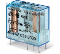 Finder Relais 1W, 16A 40.61.7.060.0001 Version du raccordement électrique autre, tension d'alimentation de commande assignée Us pour DC 60 ...