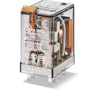 Finder Relais 2W, 10A 55.32.8.024.0054 Exécution du raccordement électrique Raccordement à fiche, tension d'alimentation de commande assignée Us pour AC 50 Hz 24 ...