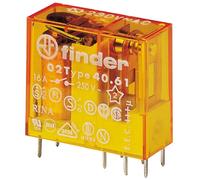 Finder Relais pour circuits imprimés 40.61.8.230.1000 230 V AC, 16 A, 1 inverseur, 1 pc