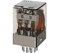 Finder Relais enfichable industriel 60.13.8.230.0040 – 10 A 230 VAC, 11 broches, Noir