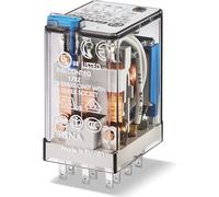 Finder Relais miniature IND enfichable 3W 10A, bobine 24VDC 55.33.9.024.5010 Exécution du raccordement électrique Raccordement enfichable, tension d'alimentation de commande assignée Us pour DC 24 ...