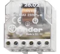 Finder Relais non autonome 26.02.8.012.0000 - Bobine 12 V AC, 10 A, DPST