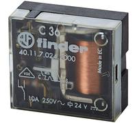 Finder série 40 - Rele Mini réticulé 3,5 mm AgCdO Contact ouvert 16 A 24 Vdc