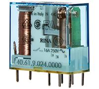 Finder série 40 - Rele Mini réticulé 5 mm vA et Vient 16 A 24 Vdc