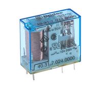 Finder série 40 - Rele réticulé 3,5 mm Contact ouvert Agni 28 vdc lavable