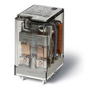 Finder série 55 - Rele Industrial Mini Circuit imprimé 2 pôles 10 A 12 Vdc Agni + au