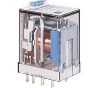 Finder série 55 - Rele industriel 24 VAC Poussoir + Voyant 2 contacts 10 A