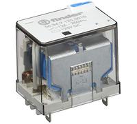 Finder série 56 - Rele Puissance 4 contacts AgSnO2 125 vdc bouton poussoir