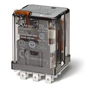 Finder série 62 - Rele Puissance 3 Contact ouvert AgCdO 48 VDC haute arrière