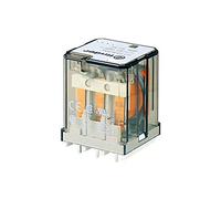 Finder série 62 - Rele Puissance Faston 3 Contact ouvert avec séparateur AgSnO2 230 VAC
