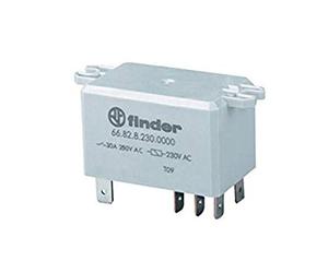 Finder série 66 - Rele Puissance Circuit imprimé 2 Contact ouvert Agni 12 VDC