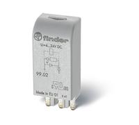 Finder série 99 - Module LED + diode 110 - 220 vdc Vert