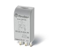 Finder série 99 - Module LED + Varistance 28/60 V courant continu/courant alternatif vert