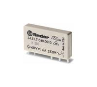 Finder Ultra Fin Relais PCB 6A 60VDC Monopolaire - 34.51.7.060.0010