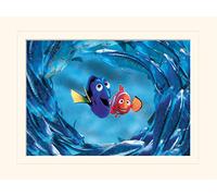 Finding Nemo (Nemo & Dory) 30 x 40 cm montée d'impression
