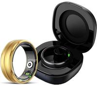 Findtime Bague Intelligente Pour Homme Et Femme - Tracker De Fitness Ip68 - Étanche - Anneau De Suivi De Fitness - Android Ios - Podomètre - Moniteur De Fréquence Cardiaque Spo2 - Suivi Du Sommeil