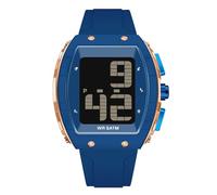findtime Facile à Lire Super Grand Cadran Chiffres Montre Digitale étanche 50M pour Hommes Femmes Personnes âgées Voix Anglais Forte et Claire avec Alarme, Date Digitale Militaire Sport Numérique