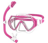 Findway Masque de Plongée Enfant,Lunettes de Plongée Enfants Masque de Snorkeling pour 5-16 Ans Garçons Filles,180°View HD Anti-buée Anti-Fuite Lunettes de Natation